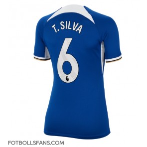 Chelsea Thiago Silva #6 Replika Hemmatröja Damer 2023-24 Kortärmad
